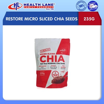 RESTORE MICRO SLICED CHIA SEEDS- 235G